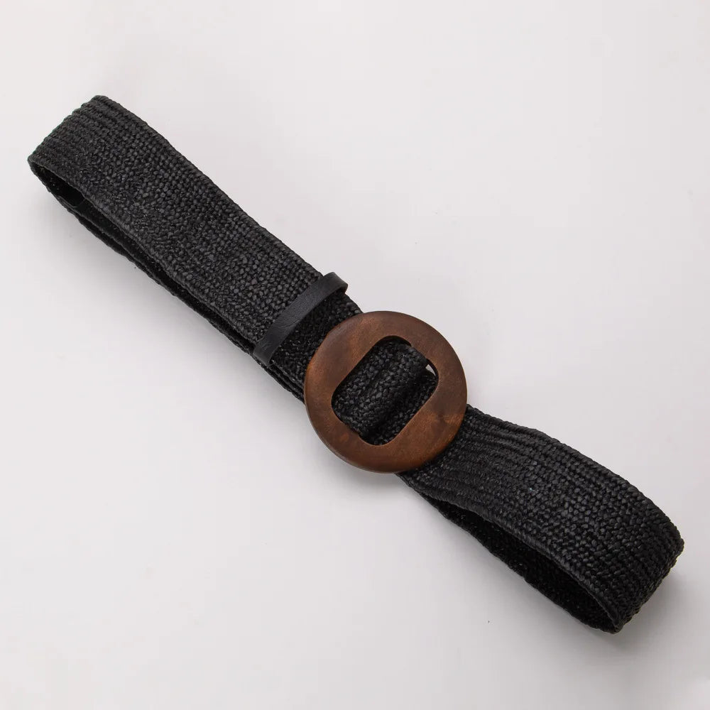 Ceinture tressée à boucle Calla