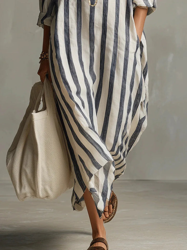Pepa | Robe chemise longue