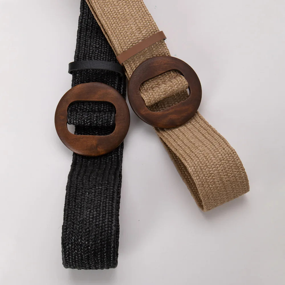 Ceinture tressée à boucle Calla