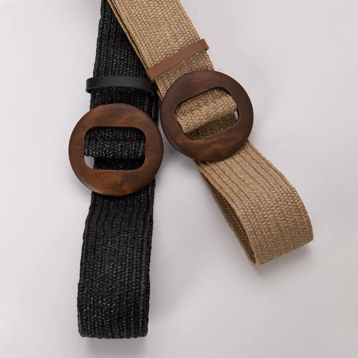 Ceinture tressée à boucle Calla