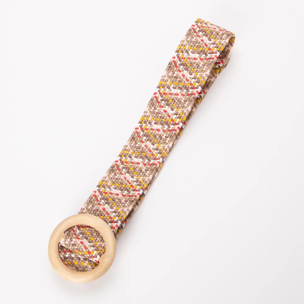 Ceinture tressée à boucle Calla