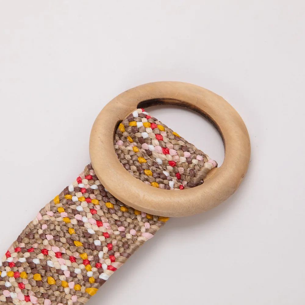 Ceinture tressée à boucle Calla