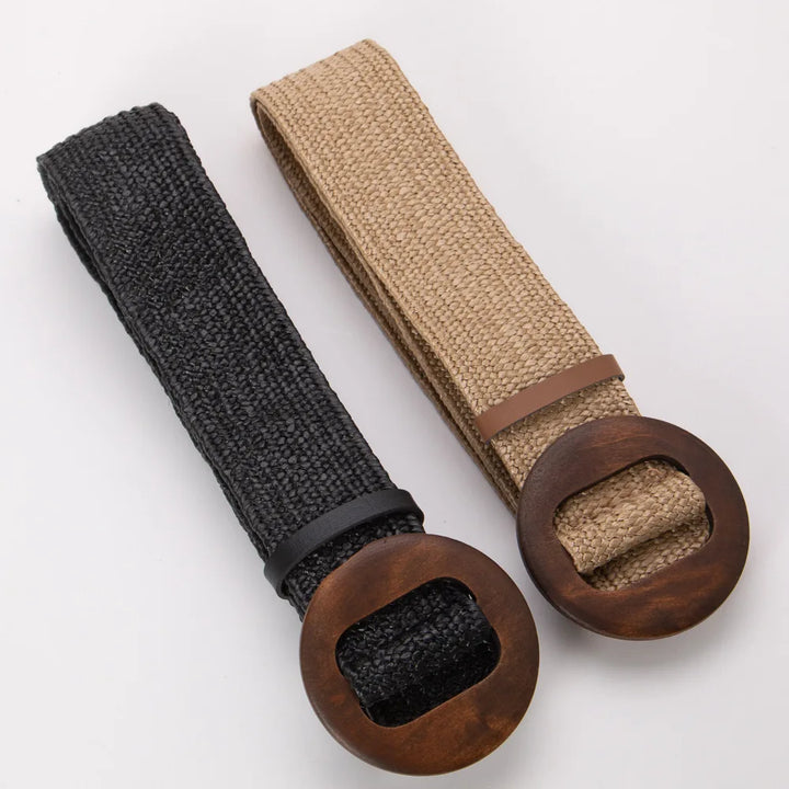 Ceinture tressée à boucle Calla