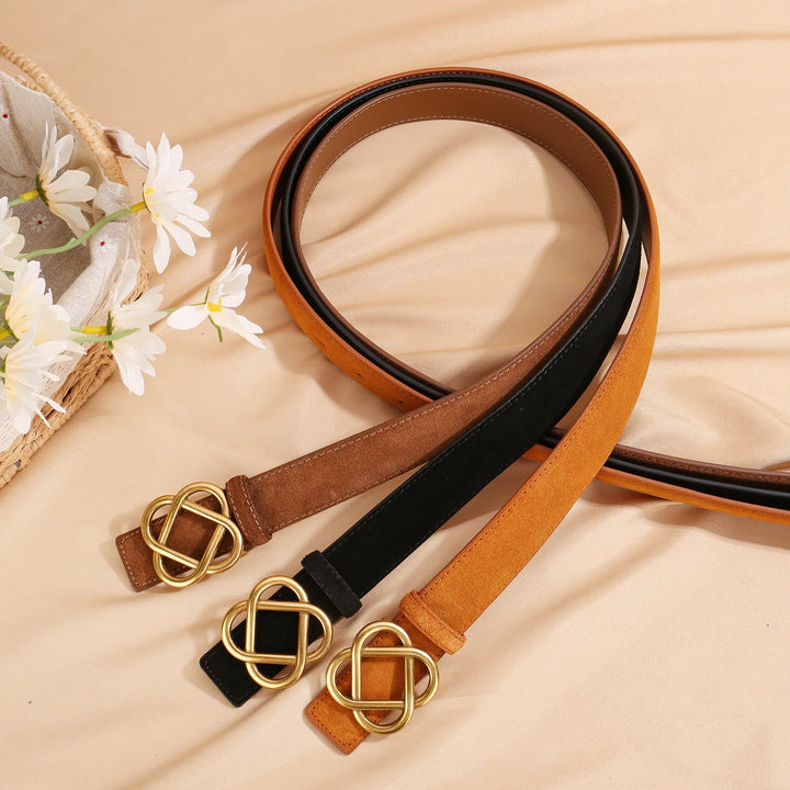 Ceinture en daim à boucle Everlyn