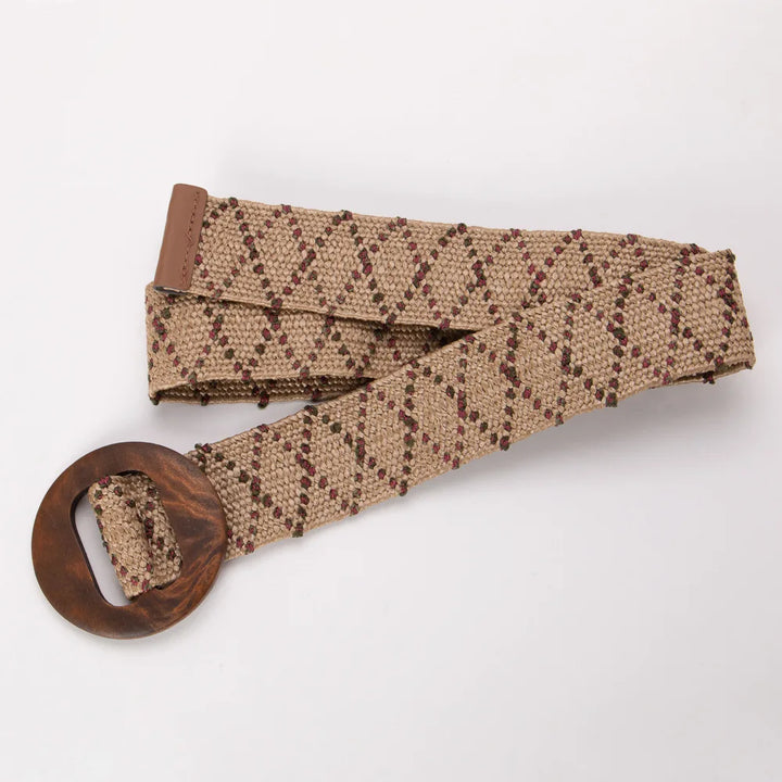 Ceinture tressée à boucle Calla