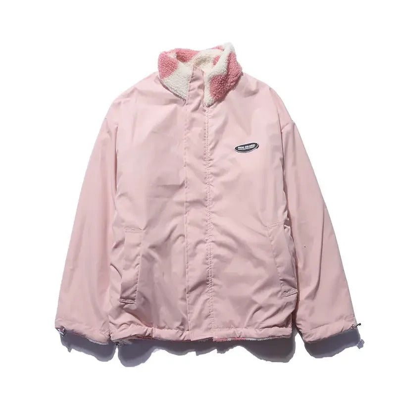 Catherine | Veste réversible à cœurs