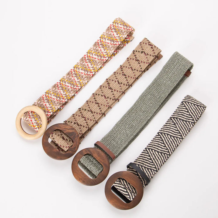 Ceinture tressée à boucle Calla