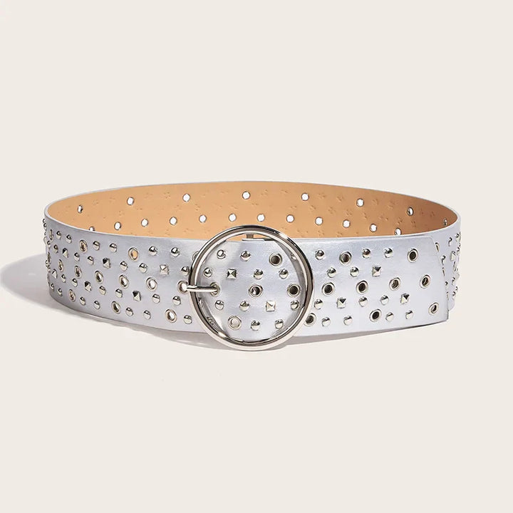 Ceinture oversize en cuir