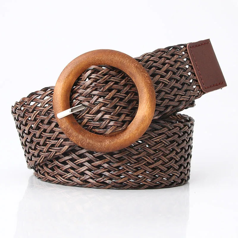 Ceinture tressée à boucle Calla