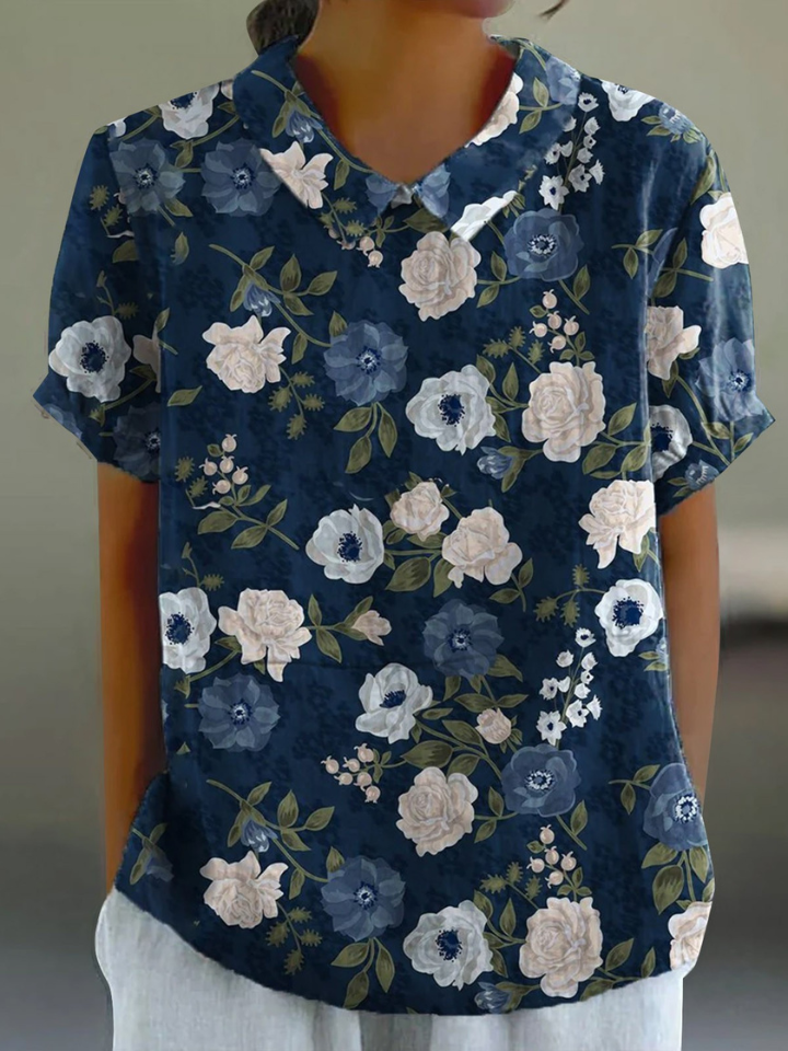 Stella | Chemise Minuit Fleurie