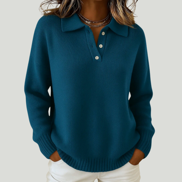 ATELIER-DURAND | PULL DOUX AVEC COL ET FERMETURE ZIP