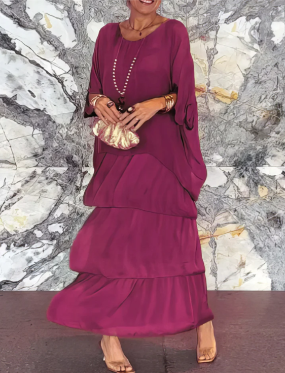 Lara | Robe maxi fluide et élégante