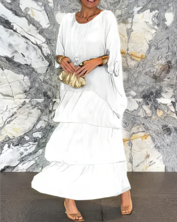 Lara | Robe maxi fluide et élégante