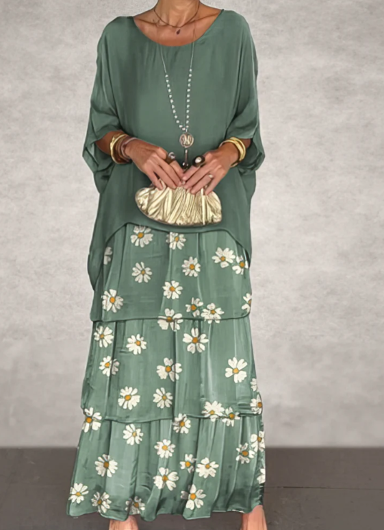 Lara | Robe maxi fluide et élégante