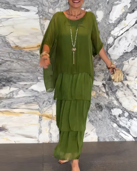 Lara | Robe maxi fluide et élégante