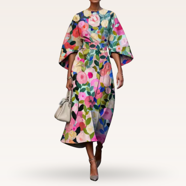 Élise | Robe Royale Fleurie