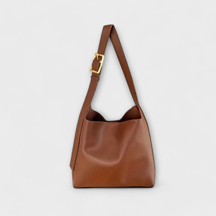 Élégante sacoche en cuir avec bandoulière ajustable