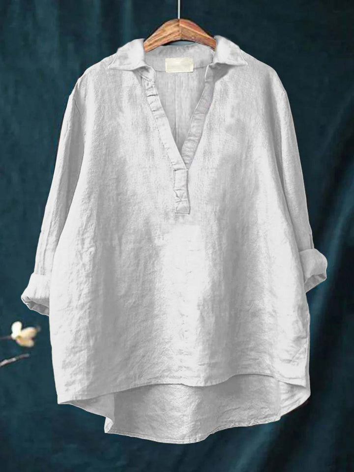 Andrea | Blouse estivale élégante en lin