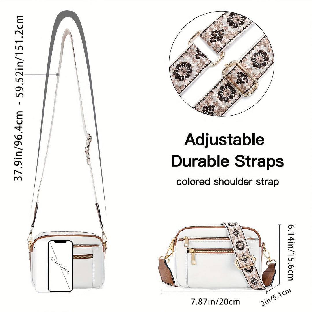 Sac à bandoulière en cuir végétalien