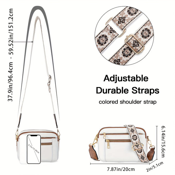 Sac à bandoulière en cuir végétalien