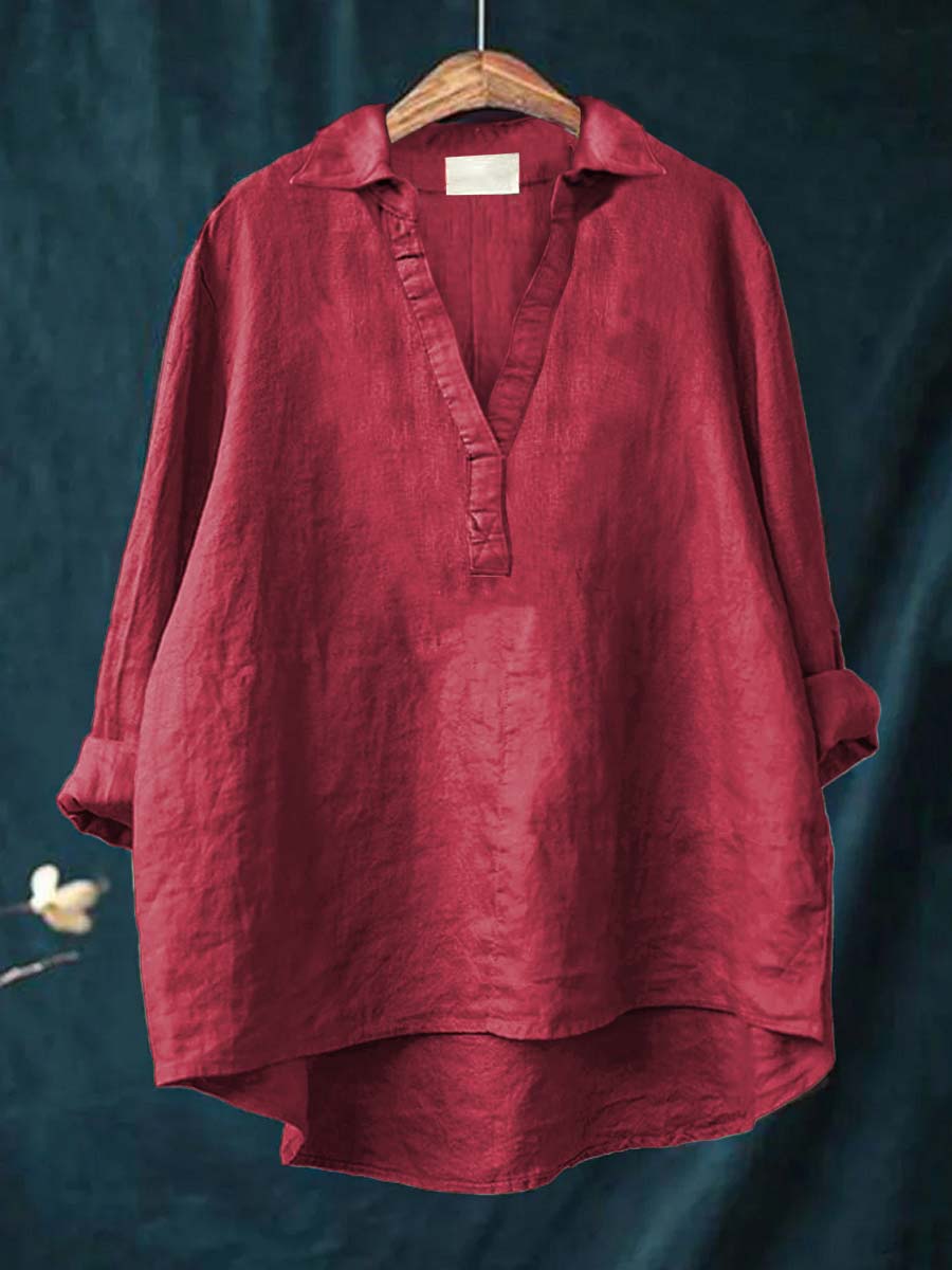Andrea | Blouse estivale élégante en lin