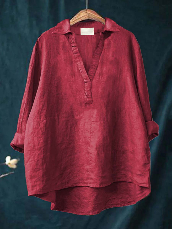 Andrea | Blouse estivale élégante en lin