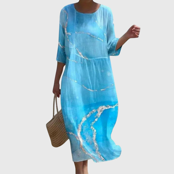 Hayley | Robe maxi fleurie élégante