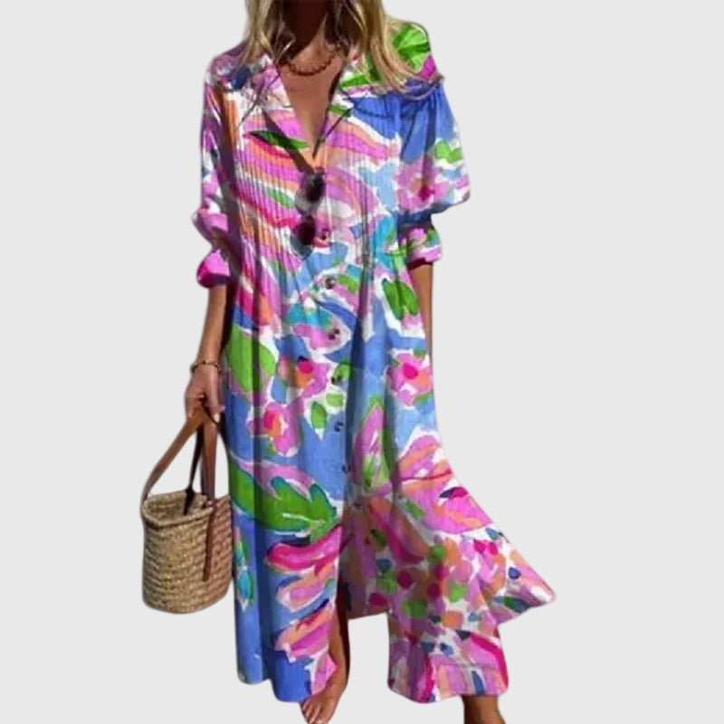 Zariah | Robe fleurie luxueuse