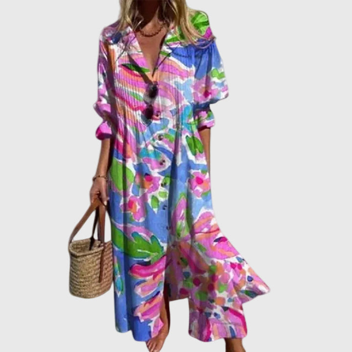 Zariah | Robe fleurie luxueuse