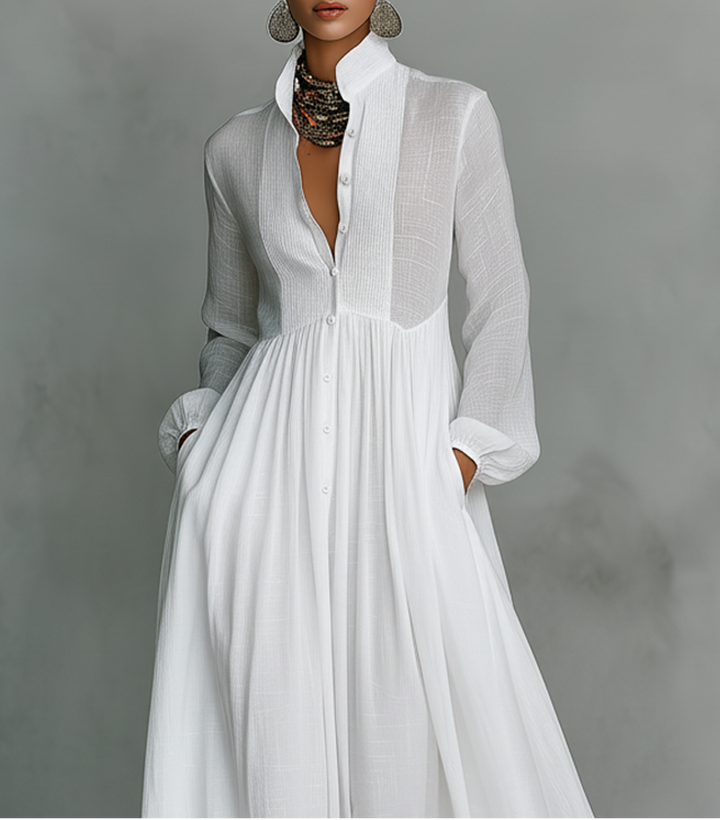 Veronica | Robe maxi minimaliste