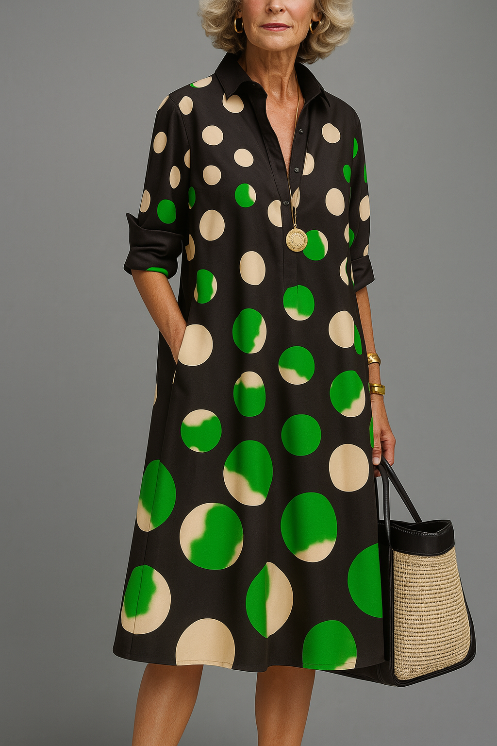 Naomi | Robe midi élégante