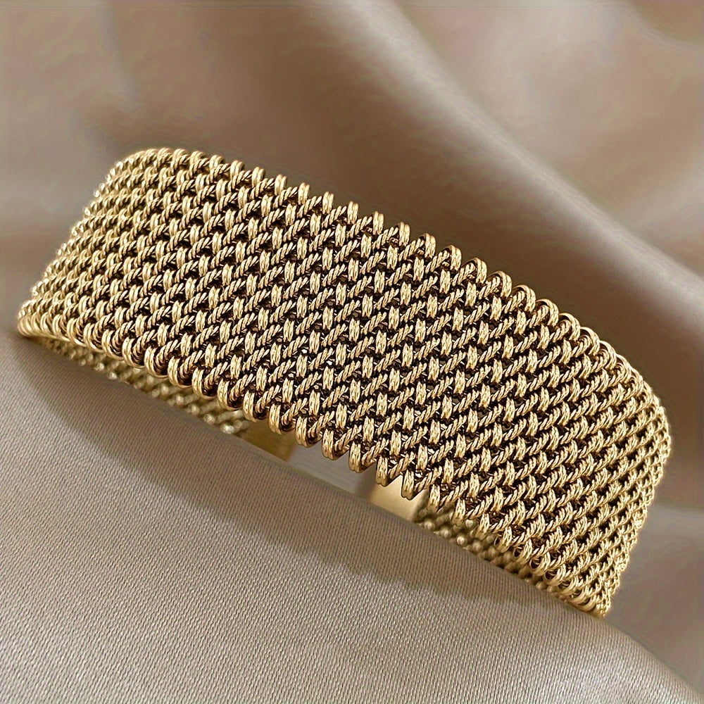 Bracelet en Acier Plaqué Or