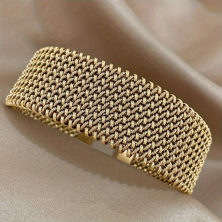 Bracelet en Acier Plaqué Or