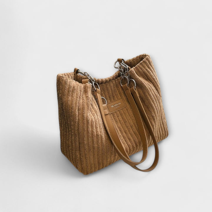 Sac bandoulière en velours doux
