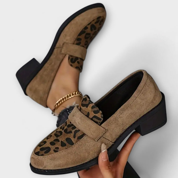 Mary | Escarpins Chic pour Femmes avec Motif Léopard