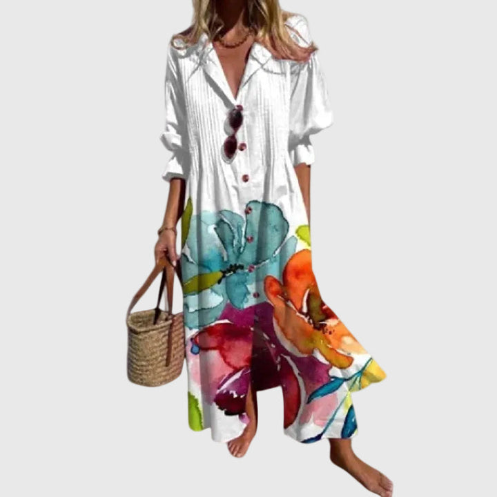 Zariah | Robe fleurie luxueuse
