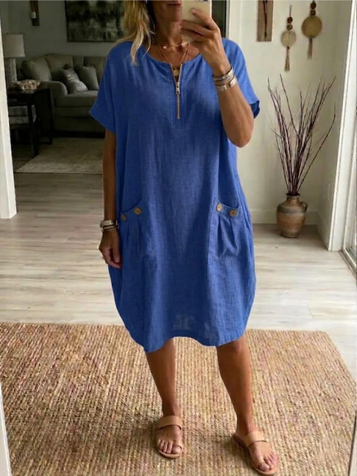 Tessa – Robe avec fermeture éclair