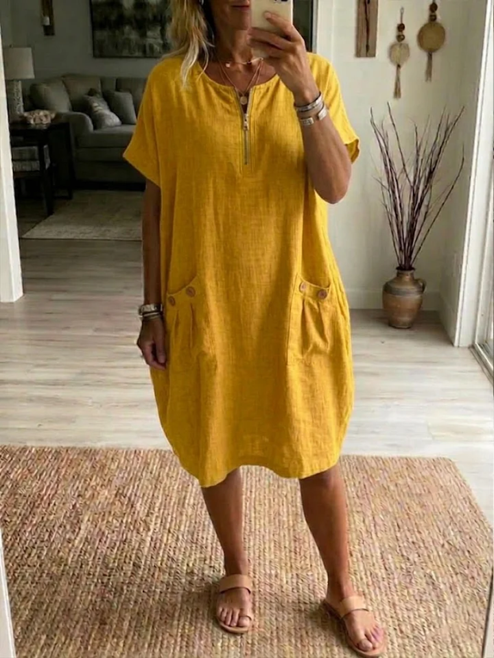 Tessa – Robe avec fermeture éclair