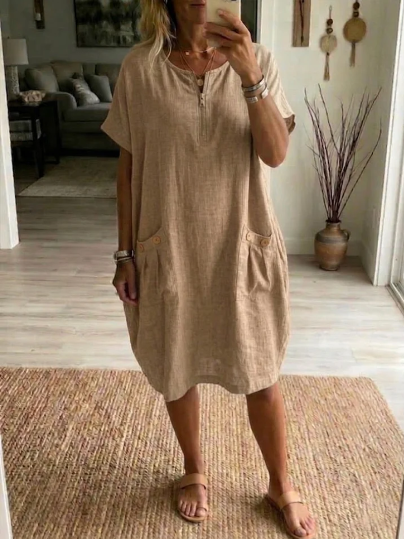 Tessa – Robe avec fermeture éclair