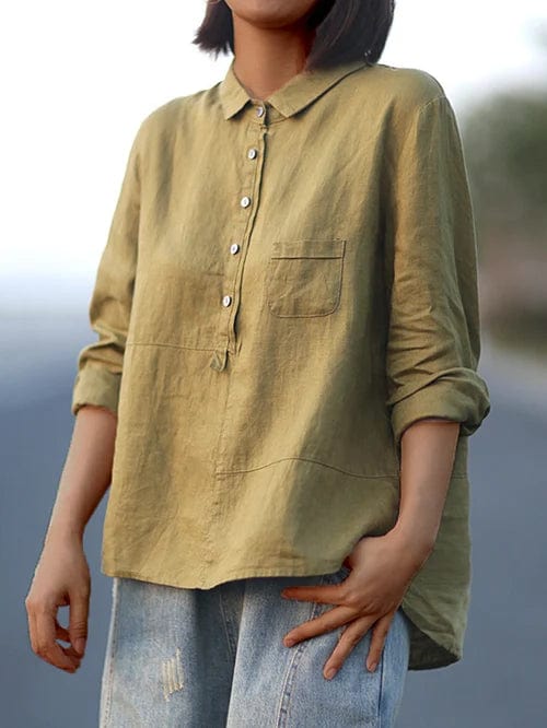 Elvie | Blouse estivale élégante en lin