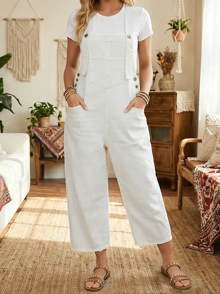 Aurevia | Salopette en Denim au Look Vintage