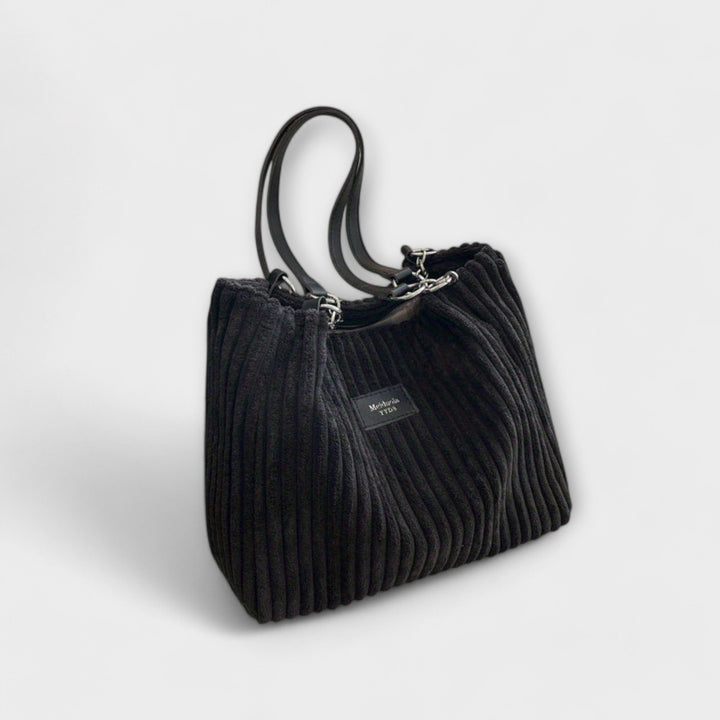 Sac bandoulière en velours doux
