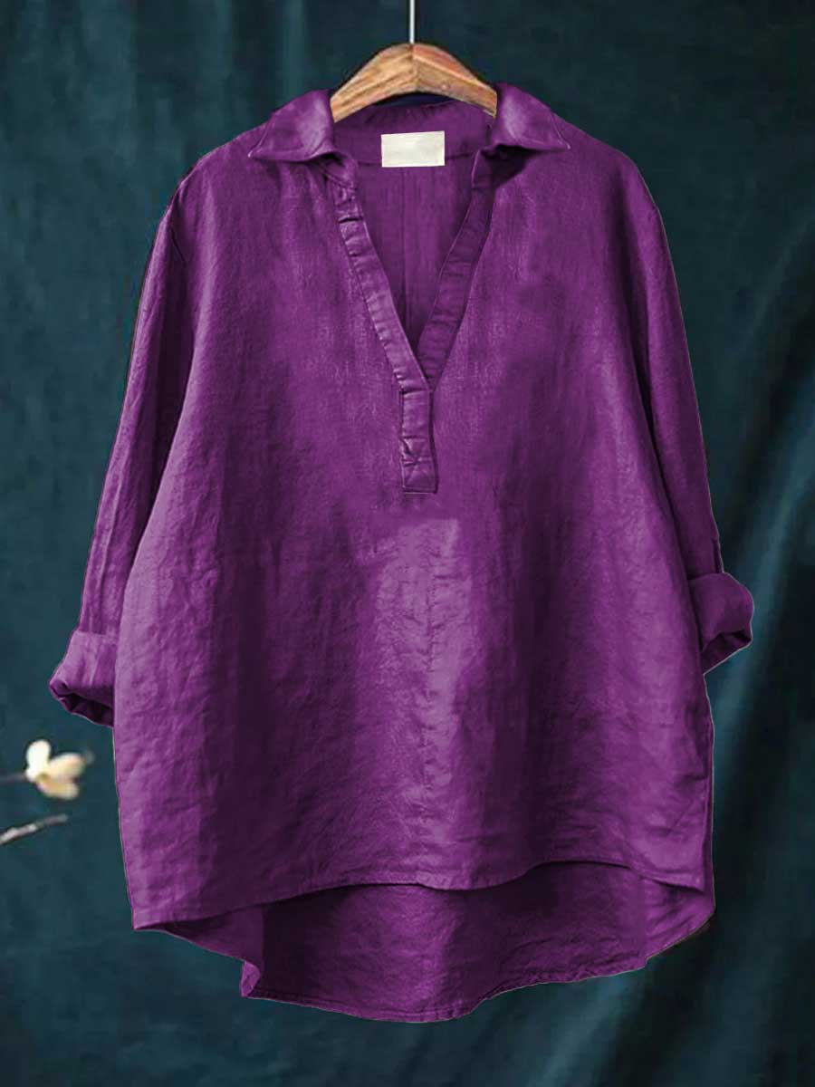 Andrea | Blouse estivale élégante en lin