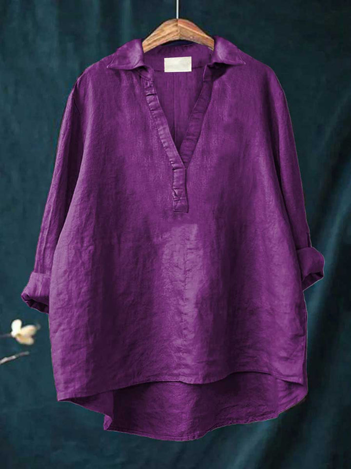 Andrea | Blouse estivale élégante en lin