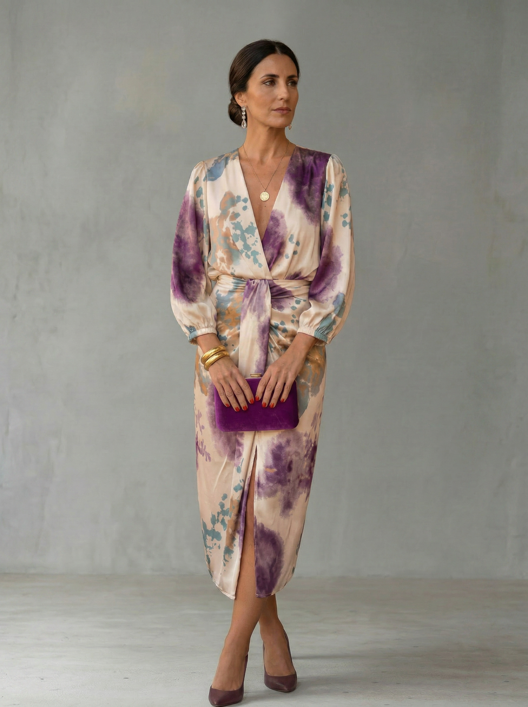 Valeria™ | Robe élégante à col en V
