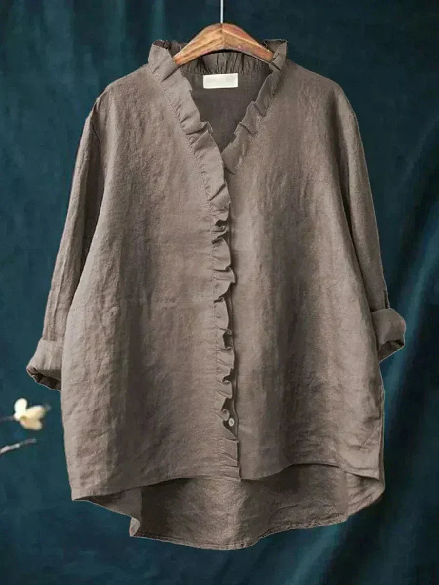 Eline | Blouse estivale élégante en lin