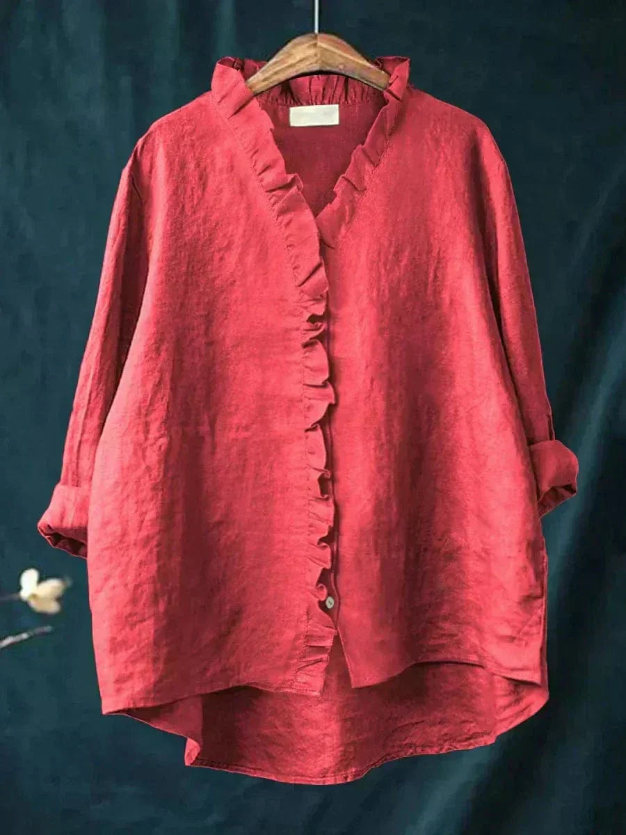 Eline | Blouse estivale élégante en lin