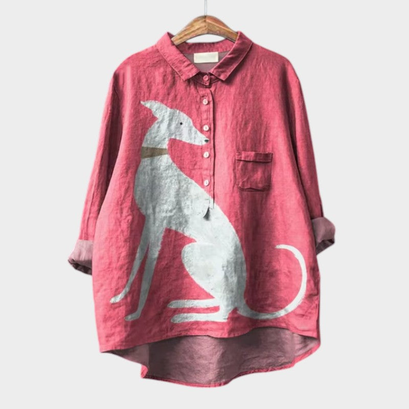 Constance | Blouse estivale élégante en lin